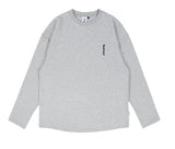 ベドインベド(BADINBAD) GALLERY LOGO LONG SLEEVE_GREY