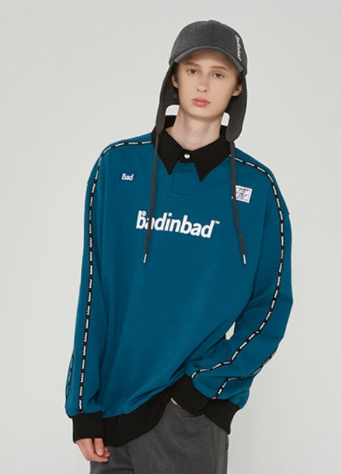 ベドインベド(BADINBAD)LOGO SPORT POLO_GREEN