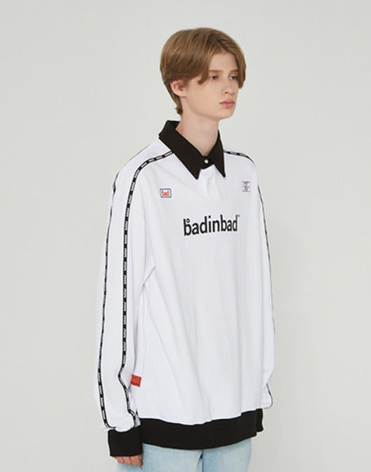 ベドインベド(BADINBAD) LOGO SPORT POLO_WHITE