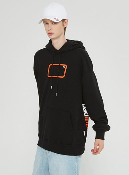 ベドインベド(BADINBAD) EXPRESS FRAME LOGO HOODIE_BLACK