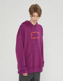 ベドインベド(BADINBAD) EXPRESS FRAME LOGO HOODIE_PURPLE