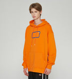 ベドインベド(BADINBAD) EXPRESS FRAME LOGO HOODIE_ORANGE