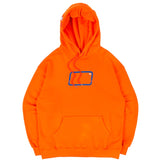 ベドインベド(BADINBAD) EXPRESS FRAME LOGO HOODIE_ORANGE