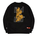 ベドインベド(BADINBAD)[BIB X JODAE]BAD IN MONSTER SWEATSHIRT_BLACK