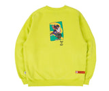 ベドインベド(BADINBAD)[BIB X CHO CORE]NAPOLEON SWEATSHIRT_LIGHT GREEN