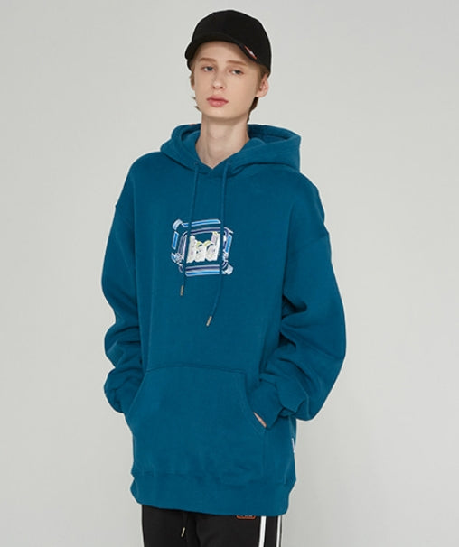 ベドインベド(BADINBAD) DIMENSION LOGO HOODIE_GREEN