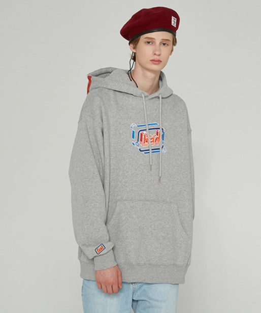ベドインベド(BADINBAD) DIMENSION LOGO HOODIE_GREY