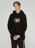 ベドインベド(BADINBAD) DIMENSION LOGO HOODIE_BLACK