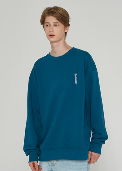 ベドインベド(BADINBAD)BASIC LOGO SWEATSHIRT_GREEN