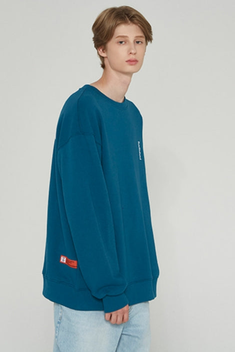 ベドインベド(BADINBAD)BASIC LOGO SWEATSHIRT_GREEN