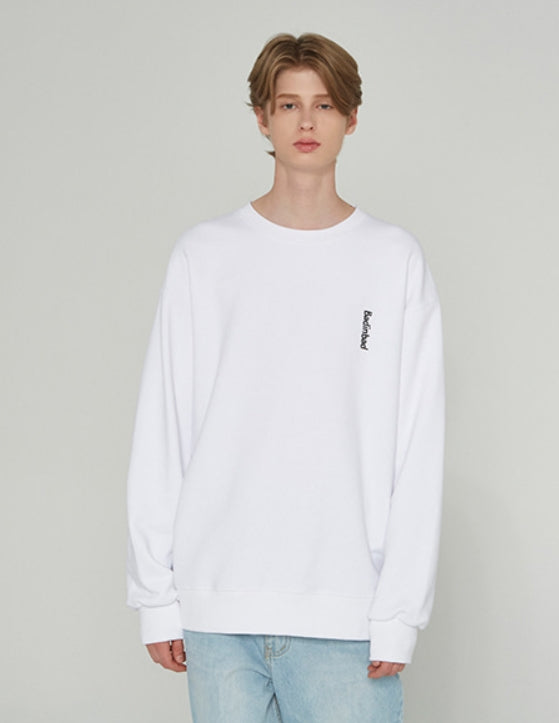 ベドインベド(BADINBAD)BASIC LOGO SWEATSHIRT_WHITE