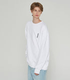 ベドインベド(BADINBAD)BASIC LOGO SWEATSHIRT_WHITE