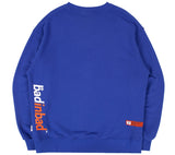 ベドインベド(BADINBAD) HALF LOGO SWEATSHIRT_BLUE