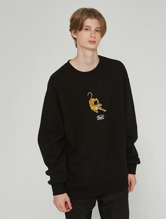 ベドインベド(BADINBAD) ALTAICA TIGER SWEATSHIRT_BLACK