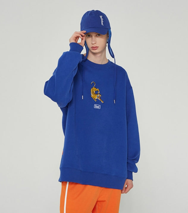 ベドインベド(BADINBAD) ALTAICA TIGER SWEATSHIRT_BLUE
