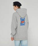 ベドインベド(BADINBAD) MULTI LOGO HOODIE_GREY