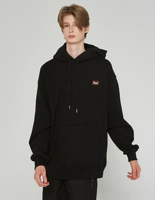 ベドインベド(BADINBAD) MULTI LOGO HOODIE_BLACK