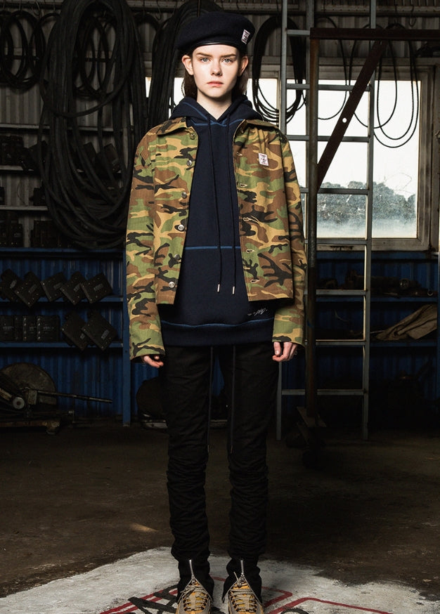 ベドインベド(BADINBAD) Tabs Logo Washing jacket_Camo