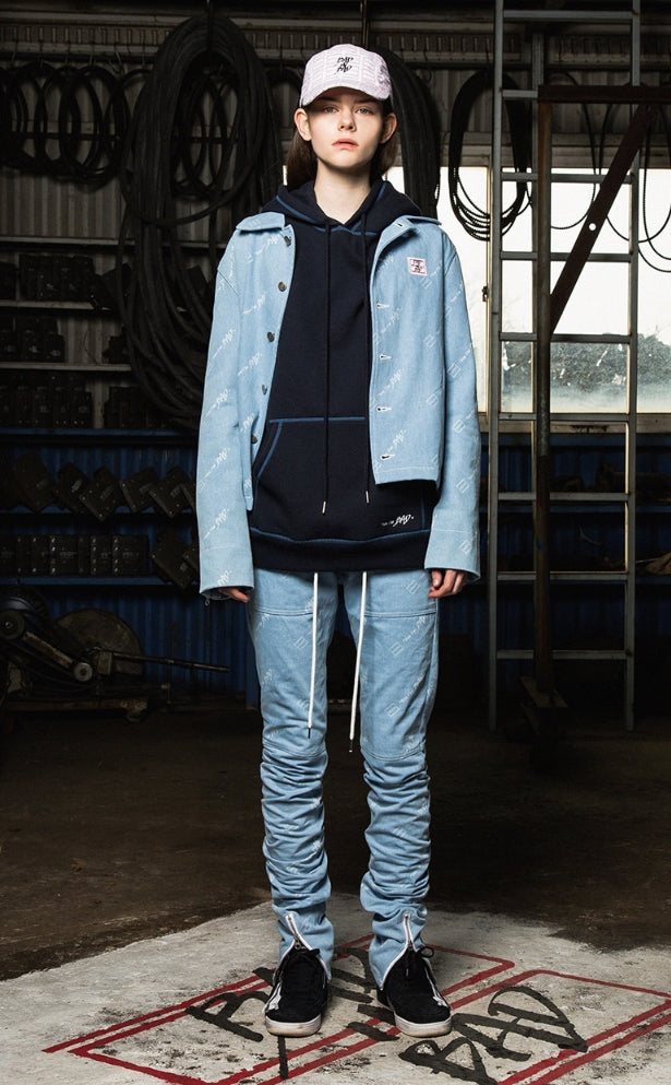 ベドインベド(BADINBAD) Tabs Logo Washing jacket_Blue