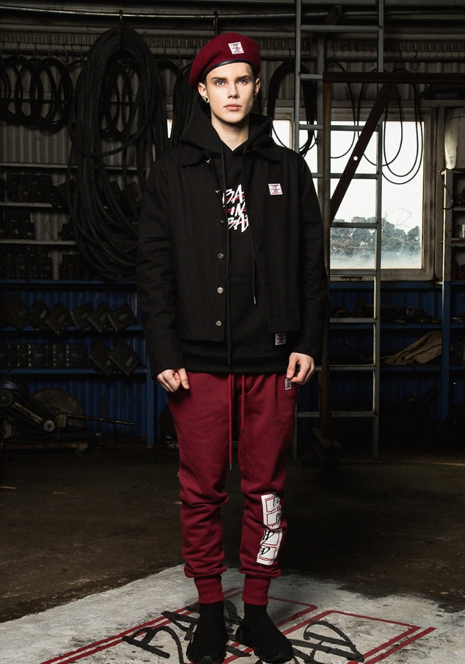 ベドインベド(BADINBAD) Tabs Logo Washing jacket_Black