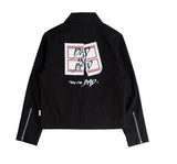 ベドインベド(BADINBAD) Tabs Logo Washing jacket_Black
