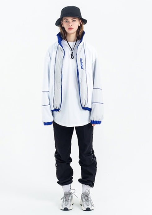 ベドインベド(BADINBAD) Reversible Color Jacket_Blue