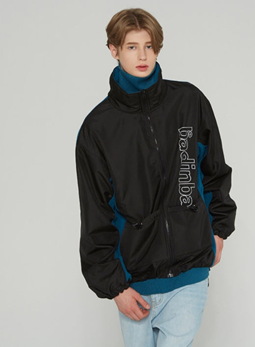 ベドインベド(BADINBAD) FRONT POCKET RACING JACKET_BLACK