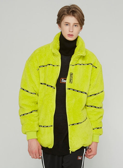 ベドインベド(BADINBAD) DOUBLENESS FLEECE JUMPER_LIGHT GREEN