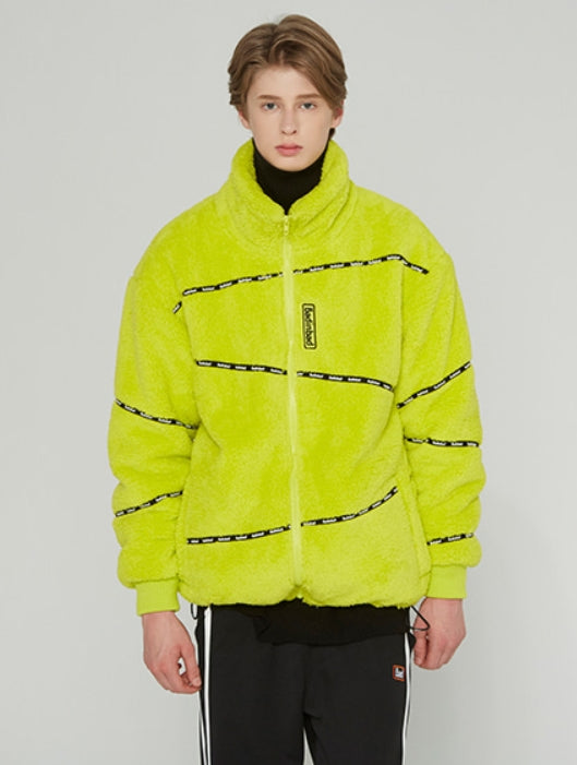 ベドインベド(BADINBAD) DOUBLENESS FLEECE JUMPER_LIGHT GREEN