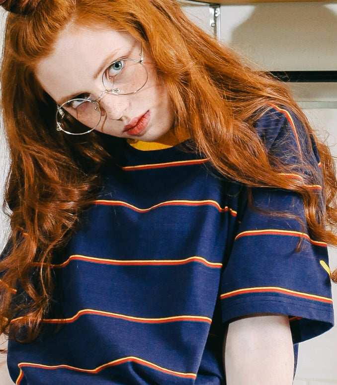 ダブルユーブイプロジェクト(WV PROJECT) DOUBLETHIN 1/2 SLEEVE (NAVY) JJST7094