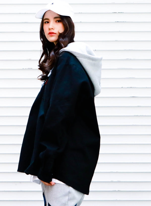 パーステップ(PERSTEP) Pigment loose fit Hood shirt 4種 SMLS4092