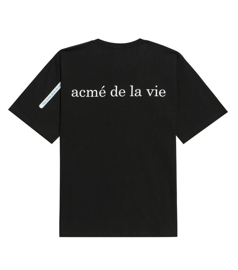 アクメドラビ(acme' de la vie) ADLV BABY FACE SHORT SLEEVE T-SHIRT BLACK SHOCKS