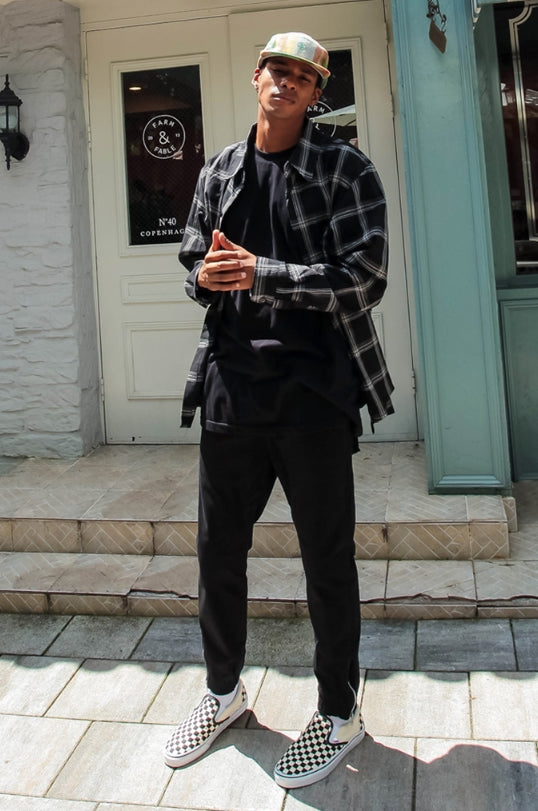 パーステップ(PERSTEP)  Mighty loose fit Check shirt KHLS4083