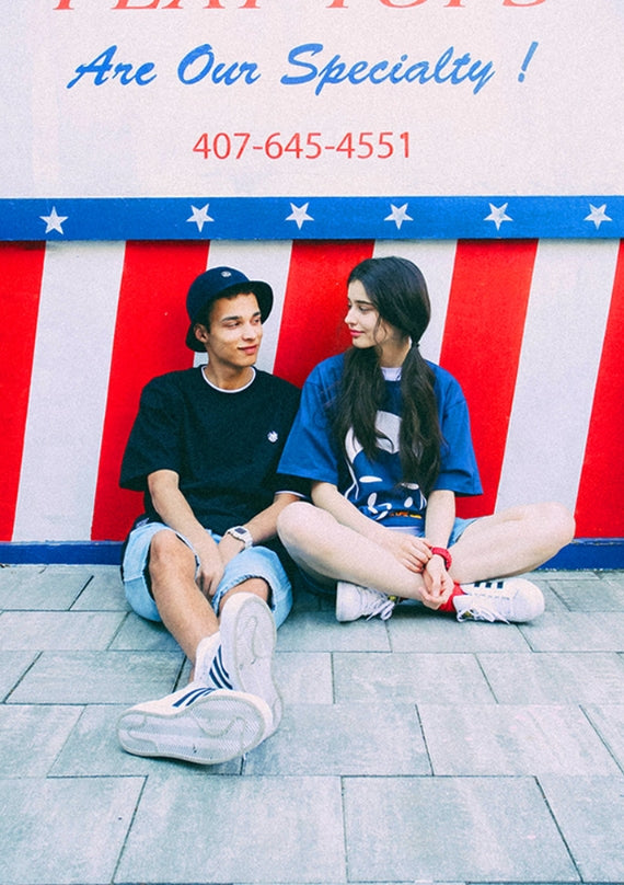 パーステップ(PERSTEP) Good Smile Short Sleeve T-Shirt 3種 KHST4071