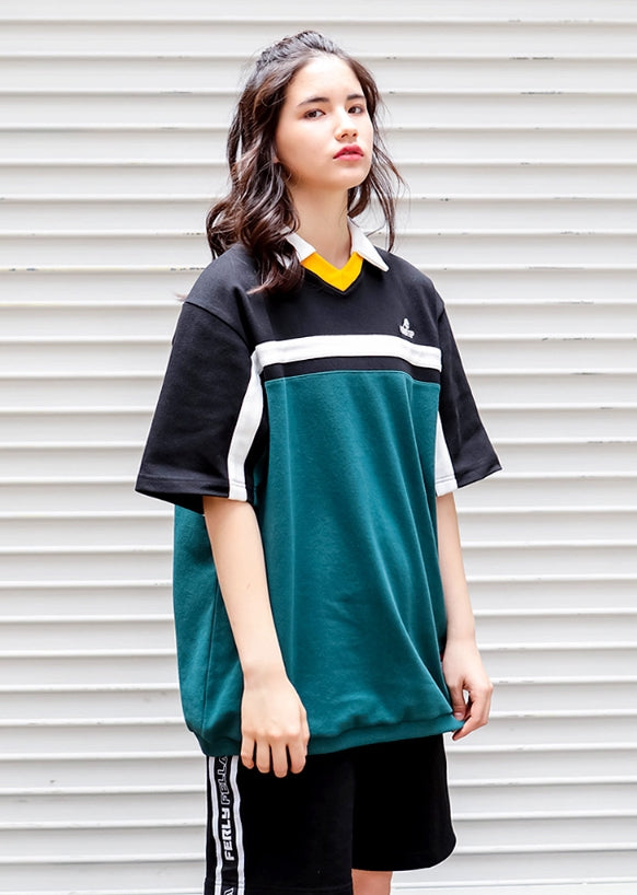 パーステップ(PERSTEP) Half V neck Pique Shirts 4種 SMST4144