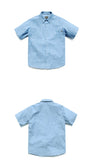 パーステップ(PERSTEP) Denim Loose Fit Short Sleeve Shirt 2color KHSS4075