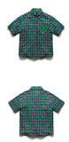 パーステップ(PERSTEP) Kay Check Short Sleeve Shirt 4color MSSS4162
