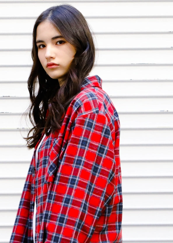 パーステップ(PERSTEP) Grand loose fit shirt 2color SMLS4097