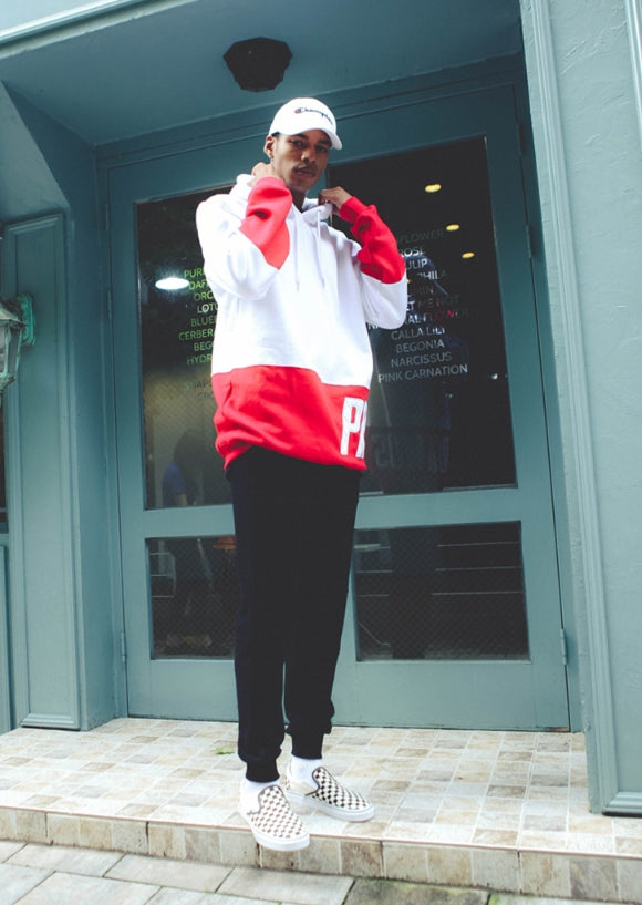 パーステップ(PERSTEP) Side Two Patch Hoodie 5color SMHD4084