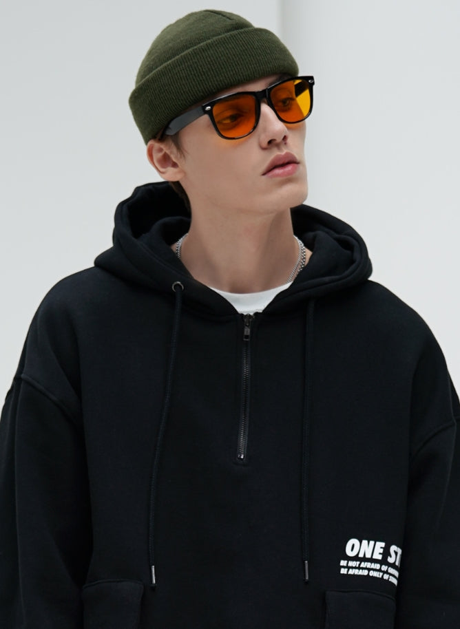 パーステップ(PERSTEP) One Half Open Hoodie 4color MSHD4318