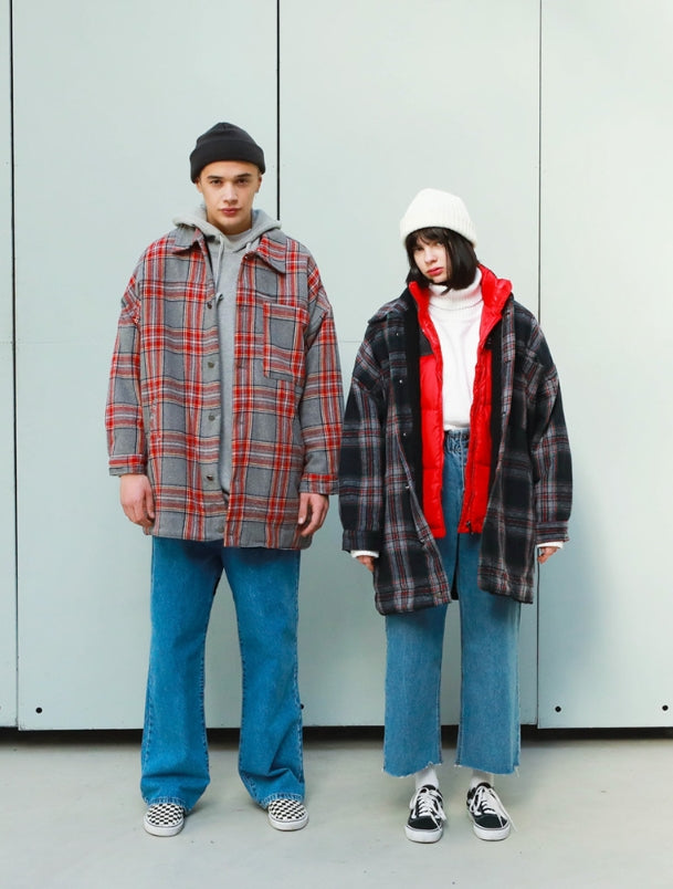 パーステップ(PERSTEP) GT Check Over fit Jacket 2color SMOT4210