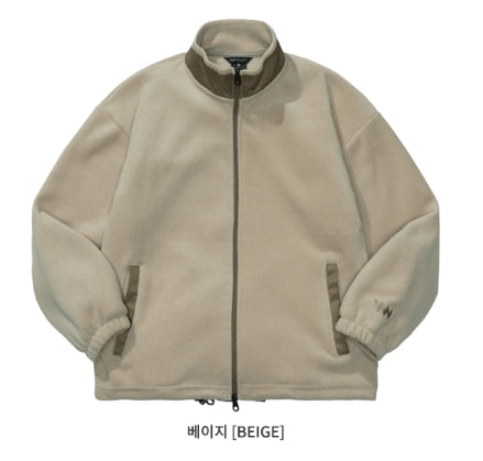 ダブルユーブイプロジェクト(WV PROJECT) Alvin Fleece Zipup BEIGE SYOT7342