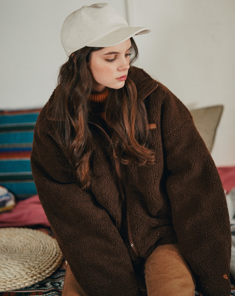 ダブルユーブイプロジェクト(WV PROJECT) MUFFIN WOOL JACKET BROWN MJJK7341