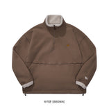 ダブルユーブイプロジェクト(WV PROJECT)RYA FLEECE ANORAK BROWN MJMT7339