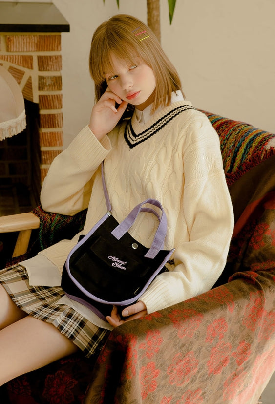 オルモストブルー(Almost Blue)  CANVAS TOTE BAG