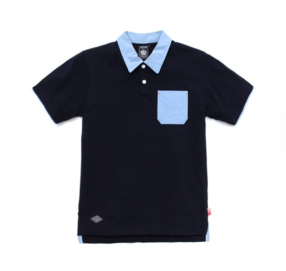 ティーダブリューエヌ(TWN) Denim Collar Pocket Shortsleeve 4種 STST3025