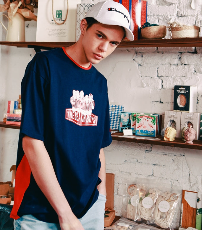 ダブルユーブイプロジェクト(WV PROJECT) HIDDENS 1/2 SLEEVE NAVY MJST7072