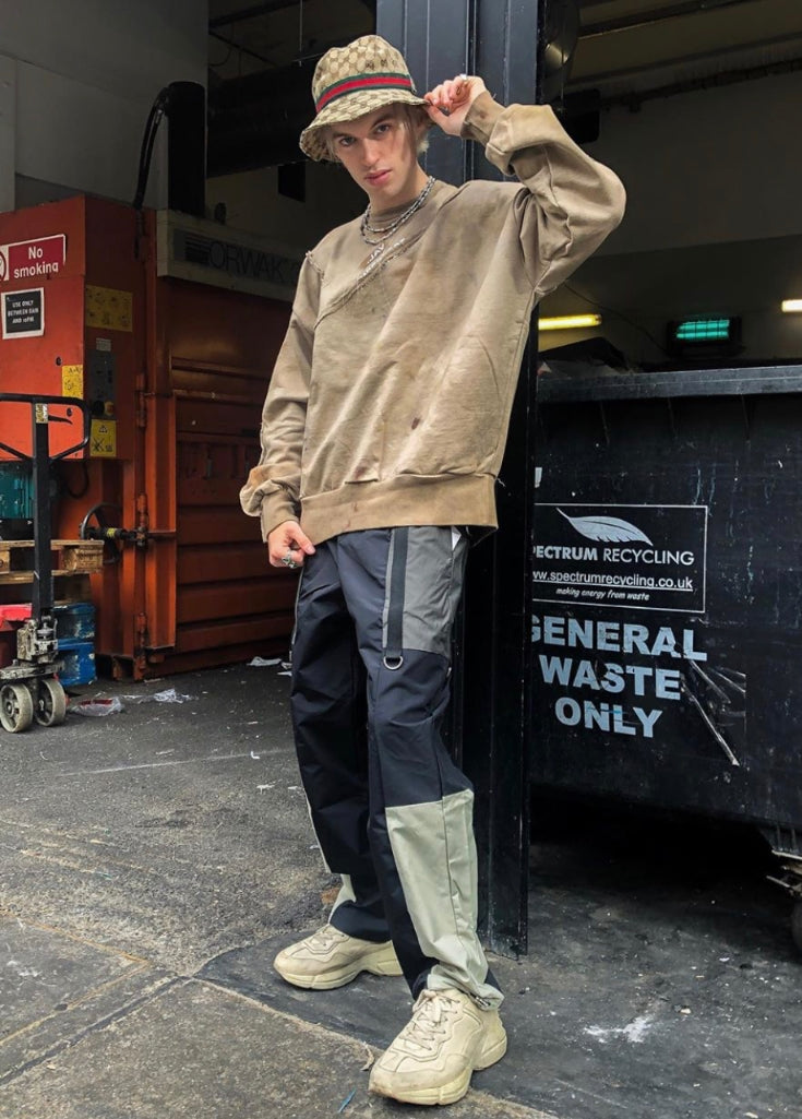 トレンディウビ(Trendywoobi) beigegray Worker Pants 2