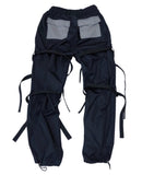 トレンディウビ(Trendywoobi) Black Pocket strap pants