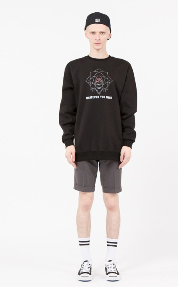 ダブルユーブイプロジェクト(WV PROJECT)  FLORAL SWEAT SHIRTS MJLT0694